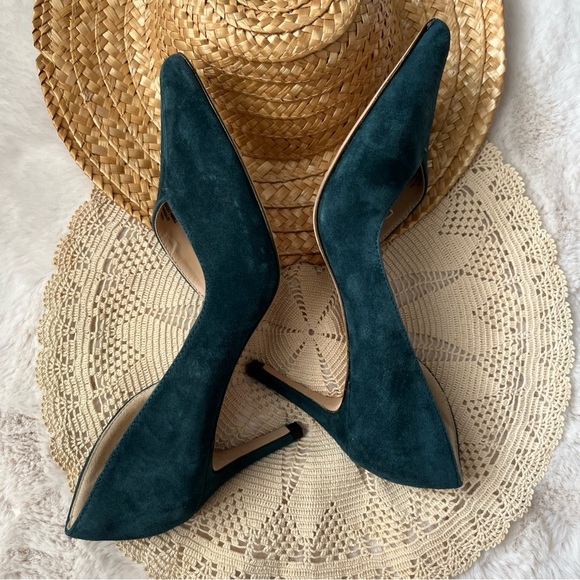 Banana Republic Elegant Teal D’ Orsay Pumps shoes - Picture 9 of 10
